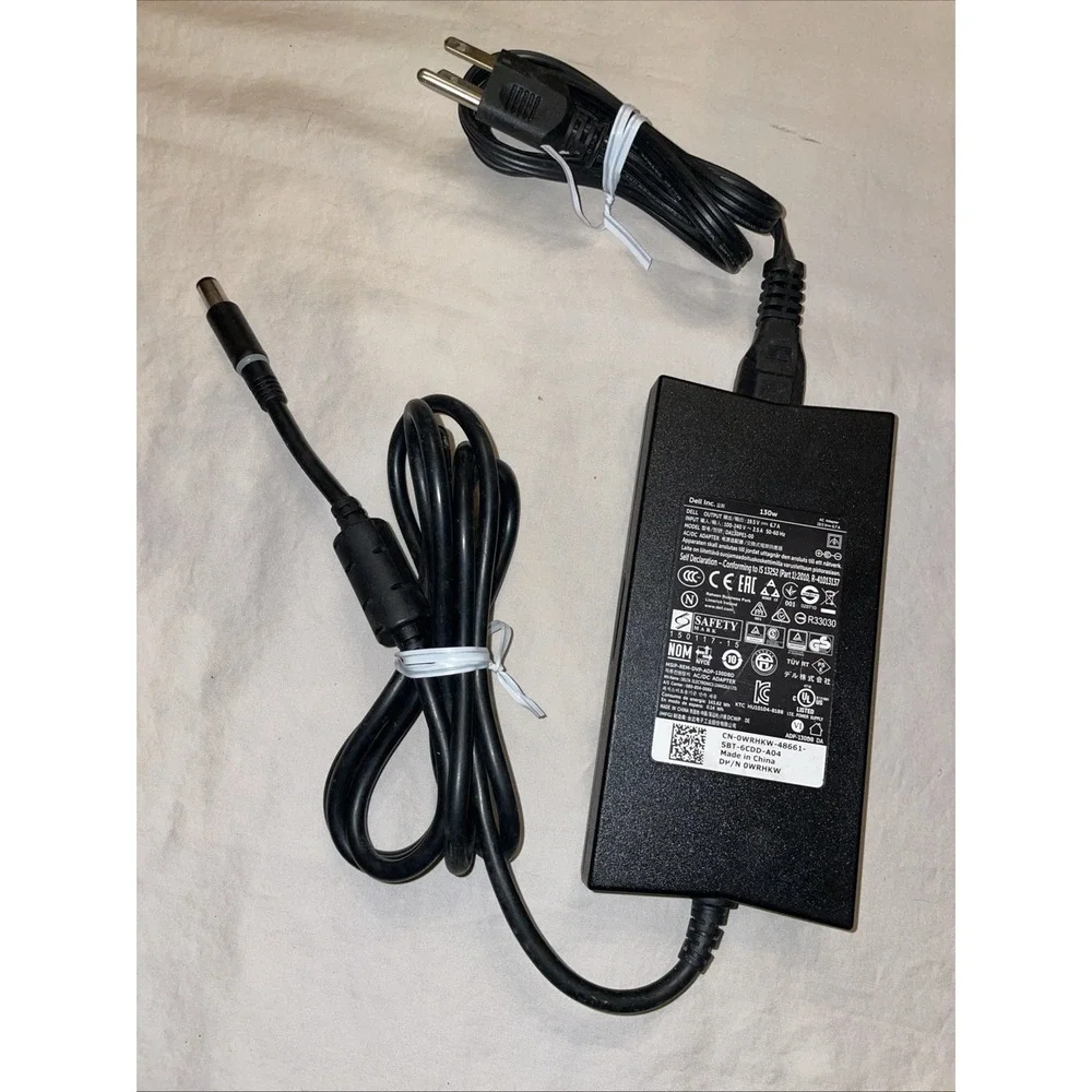 Dell DA130PE100 130W AC‎ Power Adapter Charger